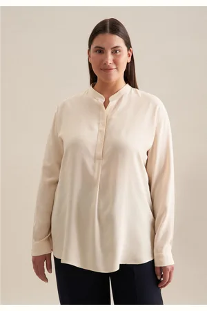 Seidensticker Klassieke blouse Zwarte roos