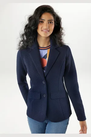 Aniston Jerseyblazer met structuurmotief