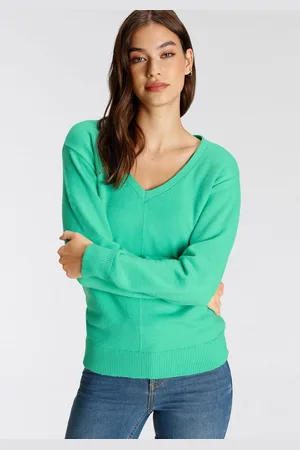 Tamaris Trui met V-hals met frontbies