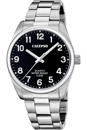 Calypso Kwartshorloge Basic Horloge, herenhorloge, stalen band, analoog