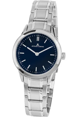 Jacques Lemans Kwartshorloge Sydney, 1-2097C Polshorloge, dameshorloge, gehard crystexglas, roestvrijstalen armband