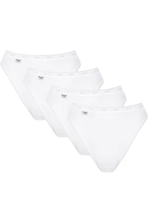 Sloggi Tai slip Basic+ Tai 4P perfecte pasvorm, elastische katoenstof (4 stuks, Set van 4)