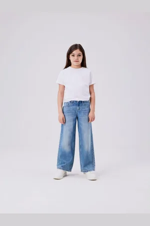 NAME IT Wijde jeans NKFROSE WIDE JEANS 5529-BE NOOS