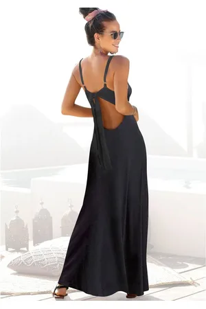 QS by s.Oliver Maxi-jurk met lage ruglijn