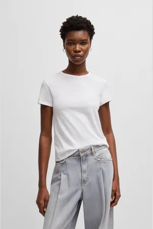 HUGO BOSS T-shirt C_Esla met een ronde hals