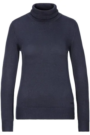 HUGO BOSS Gebreide trui C_Fiddie met modieuze split aan de mouwzoom