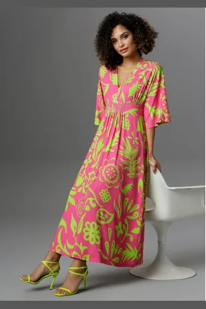 Aniston Maxi-jurk met wijde 3/4-mouwen
