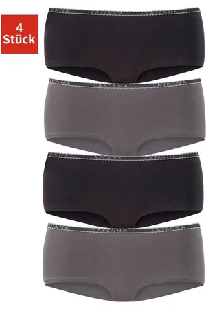Lascana Hipster elastische katoenkwaliteit (4 stuks, Set van 4)