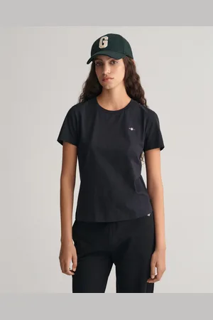 GANT T-shirt REG SHIELD KA T-SHIRT met een klein geborduurd wapenschild op de borst