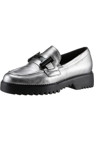 Gabor Loafers Florence hakken, slippers, lage schoen, instapschoen in breedte g (=breed)