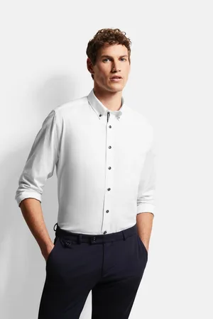 Bugatti Overhemd met lange mouwen MODERN FIT met button-downkraag