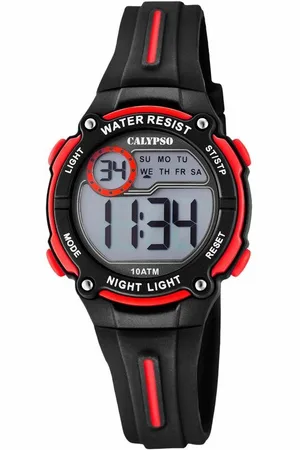 Calypso Chronograaf Digital Crush Quartz horloge, kinderhorloge, datum, digitaal, stopwatchfunctie, ideaal als cadeau