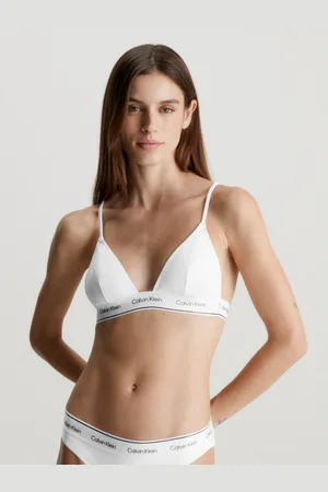 Calvin Klein Triangel-bikinitop TRIANGLE-RP met logo op de onderste band