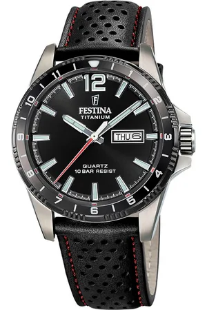 Festina Kwartshorloge Calendario Titanium Horloge, herenhorloge, analoog, dag, weekdag