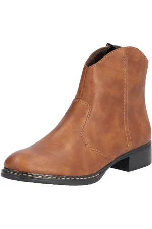 Rieker Cowboylaarsjes western-enkellaars, enkellaars, hakken met ritssluiting
