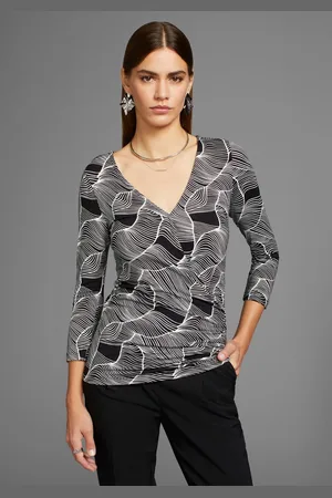 Daniel Hechter Shirt met 3/4 mouwen met een moderne print