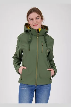 DEPROC-Active Softshell-jack PEAK CREEK WOMEN met afneembare capuchon