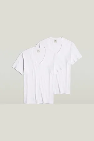 G-Star Shirt met V-hals in tweepack (set, 2-delig)