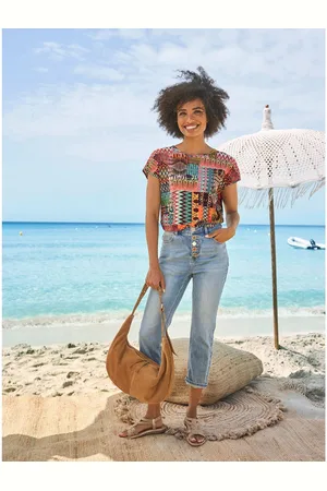 Heine Shirt met korte mouwen Gedessineerd shirt (1-delig)