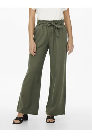 JDY Culotte SAY MW LINEN BELT PANT WVN NOOS