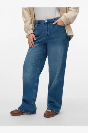 VERO MODA High-waist jeans VMCTESSA HR WIDE J RA380 GA CUR NOOS