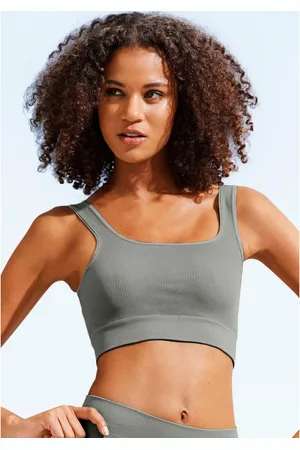 Lascana Crop-top - Seamless Top Naadloos top met ribstructuur