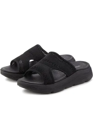vivance collection Slippers Mules, sandaal, open schoen met modieuze chunky-zool VEGAN
