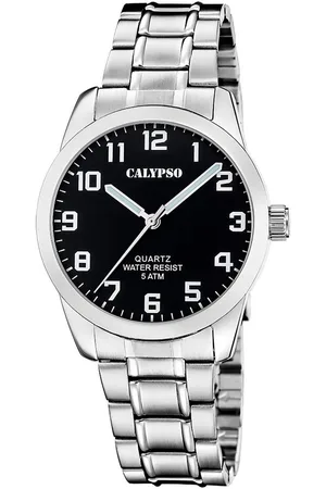 Calypso Kwartshorloge Basic Horloge, herenhorloge, stalen band, analoog