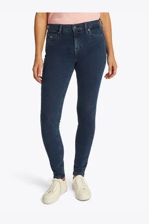 Tommy Hilfiger Skinny fit jeans Nora Mid Rise Skinny Fit met wasbeurt, met logo-badge