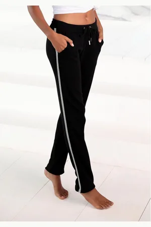 Bench Homewearbroek met metallic-strepen, loungewear, loungepak