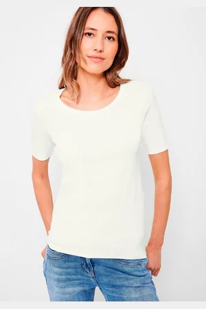CECIL T-shirt met een ronde hals