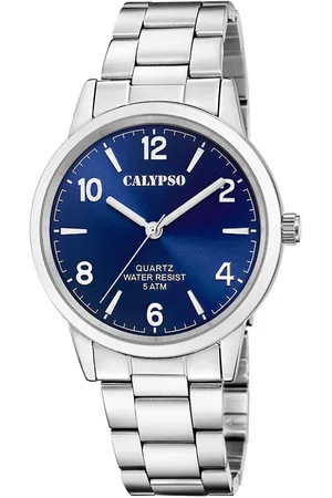 Calypso Kwartshorloge Basic Horloge, herenhorloge, stalen band, analoog