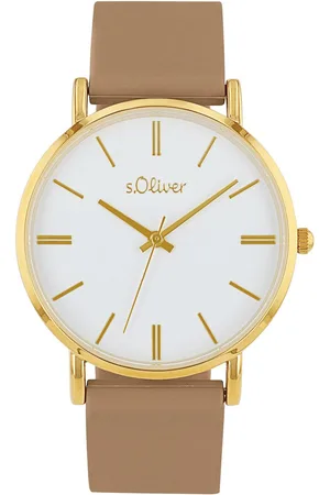 QS by s.Oliver Kwartshorloge Horloge, dameshorloge, analoog, siliconen band