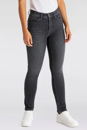 Mac Straight jeans MELANIE dragon-fly Decoratieve nietendetails op de achterzak