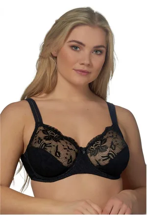 Elbrina Beugel-bh Embroidery met bloemige kantaccenten