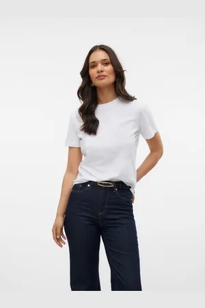 VERO MODA Shirt met korte mouwen VMPAULINA SS T-SHIRT GA JRS NOOS