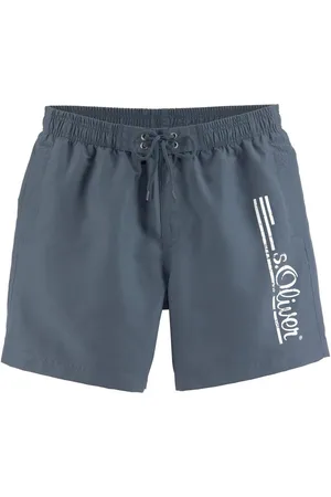 QS by s.Oliver Zwemshort Philip met logoprint in used look
