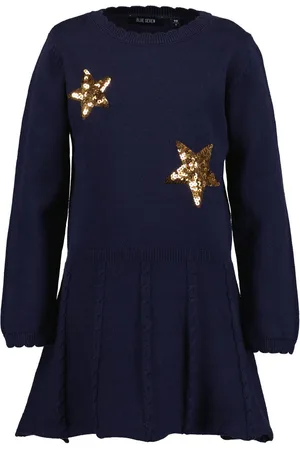 Blue Seven Gebreide jurk Meisjes Breijurk KIDS GIRLS FESTIVE (1-delig)