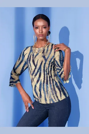 CRÉATION L Shirt met 3/4-mouwen Shirt (1-delig)