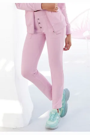 KangaROOS Relaxbroek met decoratieve knopen, loungepak
