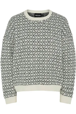 Pieces® Trui met ronde hals PCNAVI LS O-NECK KNIT MM