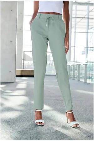 Lascana Jogpants met elastische tailleband en riemlussen, loungewear (1-delig)