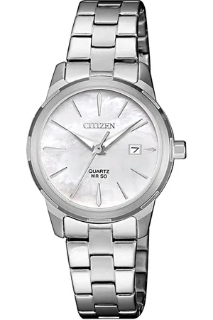 Citizen Kwartshorloge EU6074-51D Polshorloge, dameshorloge, roestvrijstalen band, datum