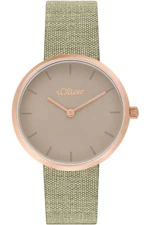 QS by s.Oliver Kwartshorloge Polshorloge, dameshorloge, analoog, textiel armband