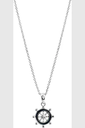 Firetti Ketting met hanger Sieraden cadeau zilver 925 halsketting ankerketting stuurwiel