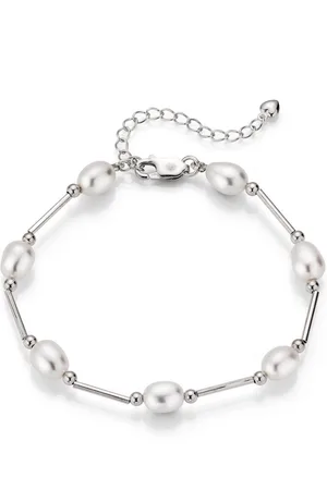 Firetti Zilveren armband Sieraad cadeau armbanden armbandketting Made in Germany - met zoetwater-cultivéparel