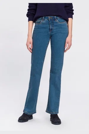 ARIZONA Bootcut jeans Comfort Fit uitlopende pasvorm, met steekzakken, hoge taille