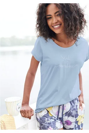 VIVANCE DREAMS T-shirt met zomer-statementprint