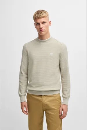 HUGO BOSS Gebreide trui Anion_S met boss badge