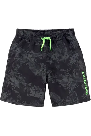 CHIEMSEE Zwemshort Esra Kids met contrastkleurige logoprint